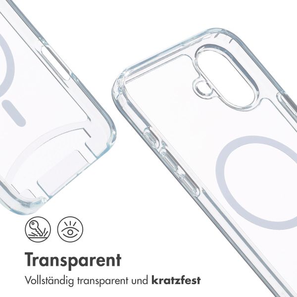 imoshion MagSafe Hülle mit abnehmbarem Band für das iPhone 16 Plus - Transparent