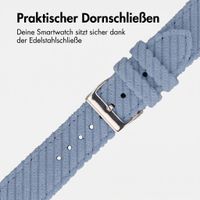 imoshion Corduroy-Band für Apple Watch | 38/40/41/42 mm - Hellblau
