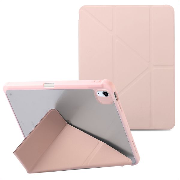 imoshion Origami Klapphülle iPad Pro 11 (2018 - 2022) / Air 5 (2022) / Air 4 (2020) - Rosa