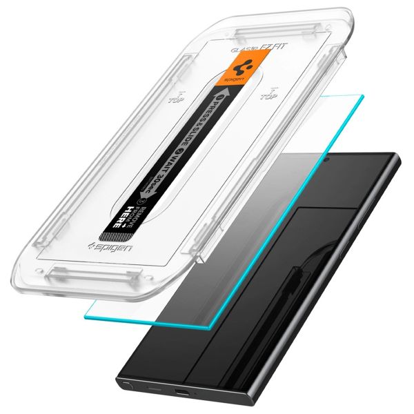 Spigen GLAStR Fit Displayschutzfolie + Applicator 2-pack für das Samsung Galaxy S24 Ultra