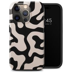 Selencia Vivid Back Cover Apple iPhone 15 Pro - Art Wave Black