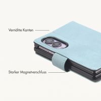 imoshion Luxuriöse Klapphülle Samsung Galaxy Z Fold 8 - Hellblau
