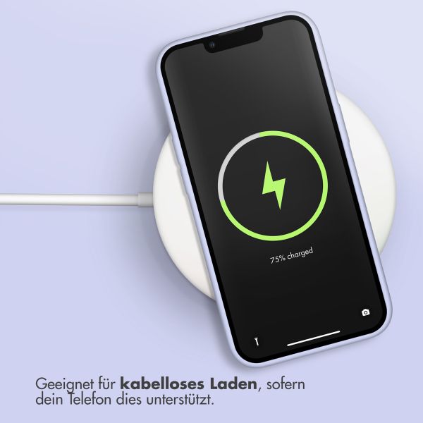 Accezz Liquid Silikoncase Apple iPhone 13 Pro - Violett