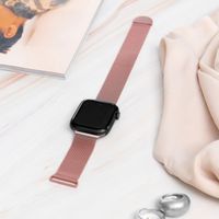 imoshion Magnetisches Milanaise Armband für das  Apple Watch Series 1 - 9 / SE (38/40/41 mm) | Series 10 / 11 (42 mm) - Größe S - Rosa