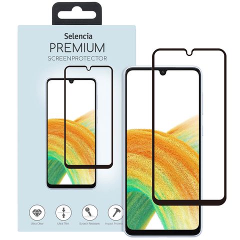 Selencia Premium Screen Protector aus gehärtetem Glas Samsung Galaxy A34 (5G)