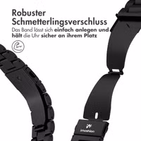 imoshion Edelstahlarmband für Samsung Galaxy Fit 3 - Schwarz