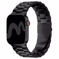 imoshion Edelstahlarmband für Apple Watch | 44/45/46/49 mm - Schwarz