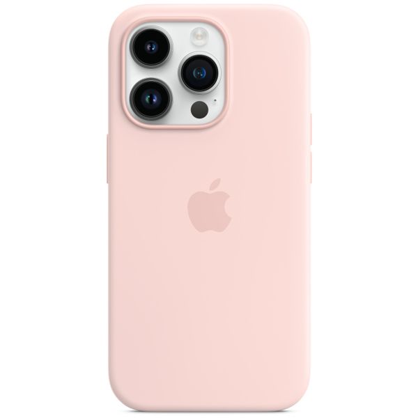 Apple Silikon-Case MagSafe für das Apple iPhone 14 Pro - Chalk Pink