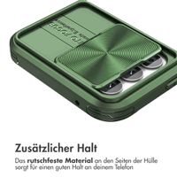 imoshion Back Cover mit Kameraschieber Samsung Galaxy A34 (5G) - Dunkelgrün