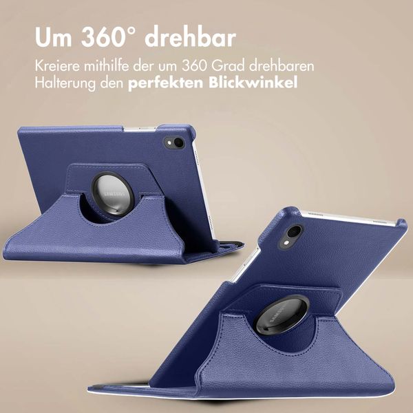 imoshion 360° drehbare Klapphülle Samsung Galaxy Tab S11 - Dunkelblau