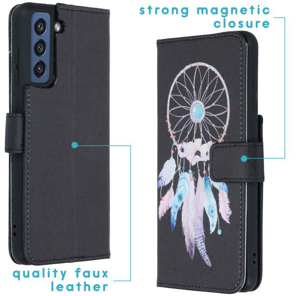 imoshion Design TPU Klapphülle Samsung Galaxy S21 FE - Dreamcatcher