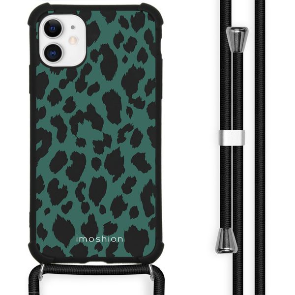 imoshion Design Hülle mit Band für das iPhone 11 - Panther Illustration