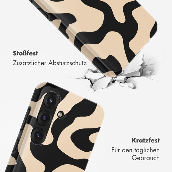Selencia Vivid Rückabdeckung mit MagSafe Samsung Galaxy S25 - Art Wave Black
