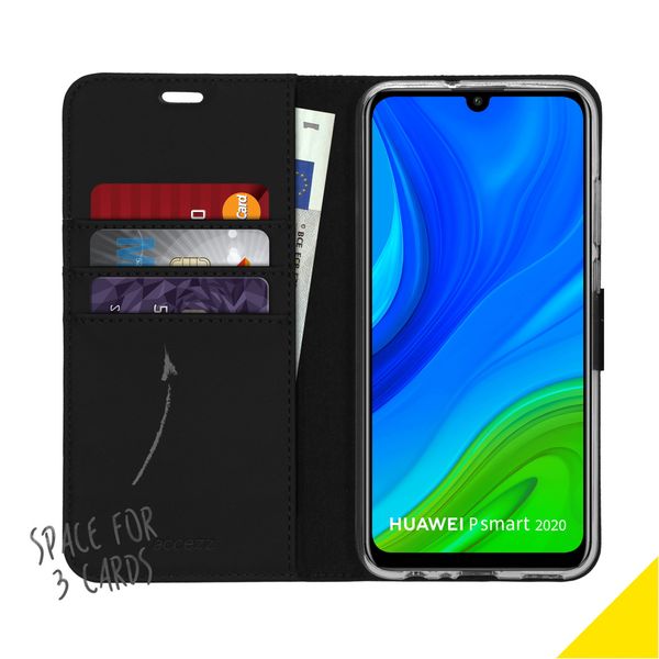 Accezz Wallet TPU Klapphülle Huawei P Smart (2020) - Schwarz
