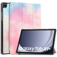 imoshion Design Trifold Klapphülle für das Samsung Galaxy Tab A9 Plus - Sky