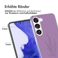 imoshion Design Hülle für das Samsung Galaxy S23 Plus - Floral Purple