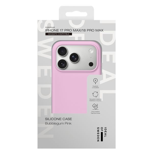 iDeal of Sweden Silikonhülle mit MagSafe Apple iPhone 18 Pro Max / 17 Pro Max - Bubblegum Pink