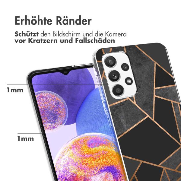 imoshion Design Hülle Samsung Galaxy A23 (5G) - Black Graphic