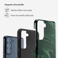 Selencia Vivid Back Cover Samsung Galaxy S21 FE - Chic Marble Quartz