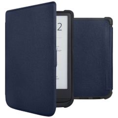 imoshion Slim Soft Case Klapphülle Pocketbook Touch Lux 5 / HD 3 / Basic Lux 4 / Vivlio Lux 5 - Dunkelblau