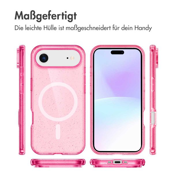 imoshion Sparkle Back Cover mit MagSafe Apple iPhone Air - Rosa