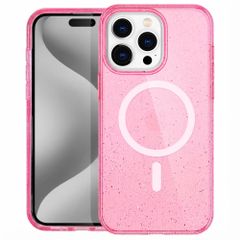 imoshion Sparkle Back Cover mit MagSafe Apple iPhone 15 Pro Max - Glitzer Rosa