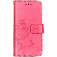Kleeblumen Klapphülle Fuchsia Klapphülle Samsung Galaxy A20e