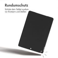 imoshion Trifold Klapphülle Apple iPad 9 (2021) 10.2 Zoll / iPad 8 (2020) 10.2 Zoll / iPad 7 (2019) 10.2 Zoll - Schwarz