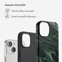 Selencia Vivid Tough Back Cover für das iPhone 14 - Chic Marble Quartz