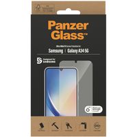 PanzerGlass Ultra-Wide Fit Antibakterieller Displayschutz für das Samsung Galaxy A34 (5G)