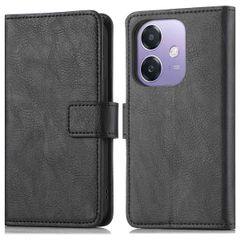 imoshion Luxuriöse Klapphülle Oppo A40 (4G) / Oppo A40M (4G) / Oppo A60 (5G) - Schwarz