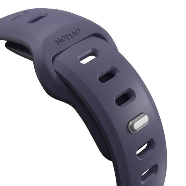 Nomad Tempo Silikonarmband für das  Apple Watch Series 1 - 9 / SE (38/40/41 mm) | Series 10 / 11 (42 mm) - Purple