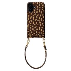 Selencia Nova Echtleder Backcover mit Kartenhalter Apple iPhone 16 - Fawn Chic