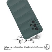 imoshion EasyGrip Back Cover für das Samsung Galaxy A33 - Dunkelgrün