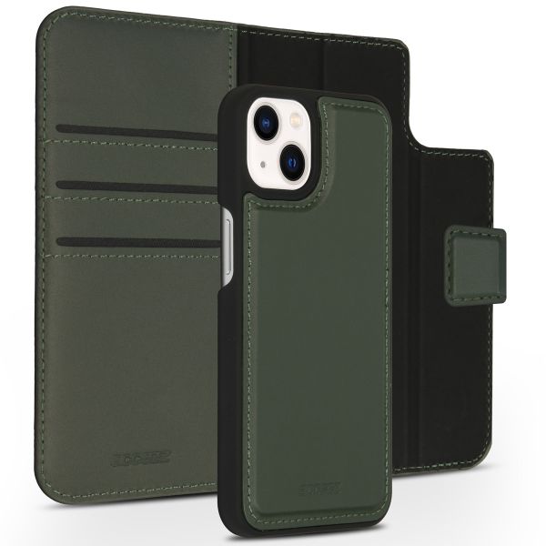 Accezz Premium Leather 2 in 1 Wallet Bookcase Apple iPhone 13 Mini - Grün