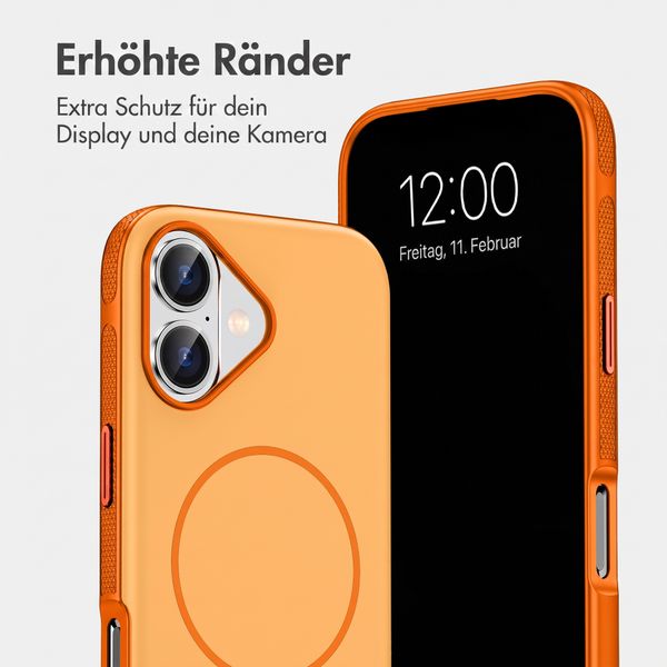 imoshion Color Backcover mit Thin MagSafe Ring Apple iPhone 17 - Orange