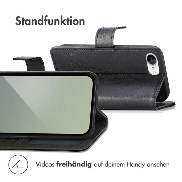 imoshion Luxuriöse Klapphülle Apple iPhone 17e / 16e - Schwarz