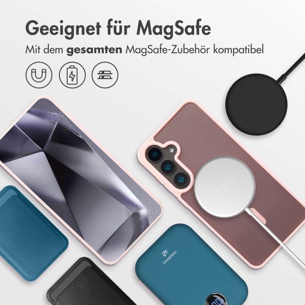 imoshion Color Guard Back Cover mit MagSafe für das Samsung Galaxy S24 Plus - Hellrosa