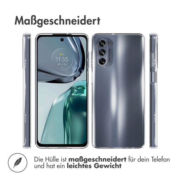 Accezz TPU Clear Cover für das Motorola Moto G62 - Transparent