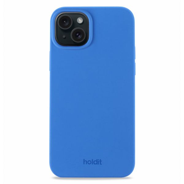 Holdit Silicone Case für das iPhone 15 / 15 Pro - Sky Blue