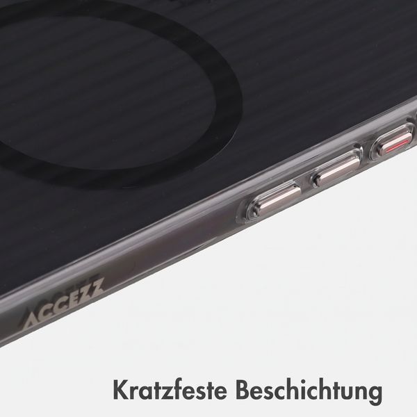 Accezz Lite Backcover mit MagSafe | Fluted | Apple iPhone 17 - Schwarz