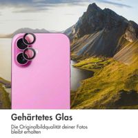 imoshion 2er-Pack Objektivschutz für Kamera für das Apple iPhone 16 / 16 Plus - Rosa