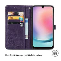 imoshion Mandala Klapphülle für das Samsung Galaxy A25 (5G) - Violett