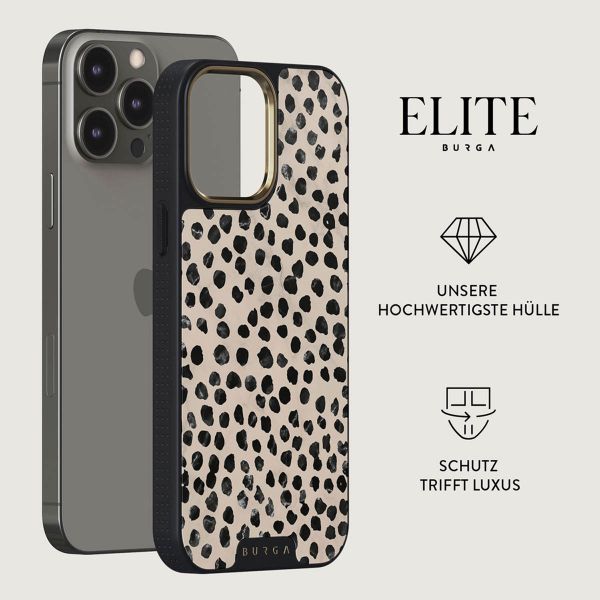 Burga Elite Gold Backcover für das Apple iPhone 15 Pro Max - Almond Latte