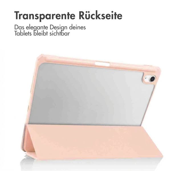 imoshion Trifold Hardcase Klapphülle Apple iPad Air 11 Zoll (2026) M4 / (2025) M3 / (2024) M2 / Air 5 (2022) / Air 4 (2020) - Rosa