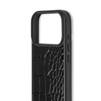 iDeal of Sweden MagSafe-Hülle aus veganem Leder Apple iPhone 18 Pro / 17 Pro - Black Croco