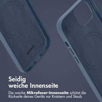 Accezz 2-in-1 Klapphülle aus Leder mit MagSafe Apple iPhone 15 - Nightfall Blue