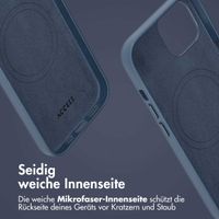 Accezz 2-in-1 Klapphülle aus Leder mit MagSafe für das iPhone 15 - Nightfall Blue