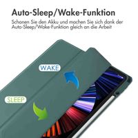 imoshion Trifold Hardcase Klapphülle Apple iPad Pro 12.9 (2018/2020/2021/2022) - Grün
