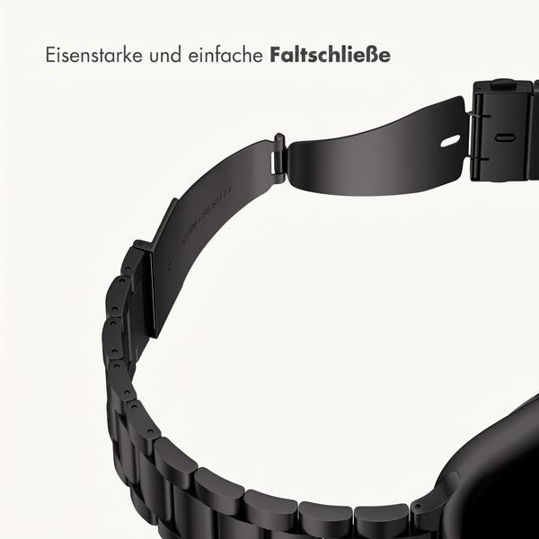 imoshion Edelstahlarmband für Apple Watch | 38/40/41/42 mm - Schwarz